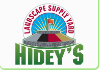 hideys landscape supply yard logo